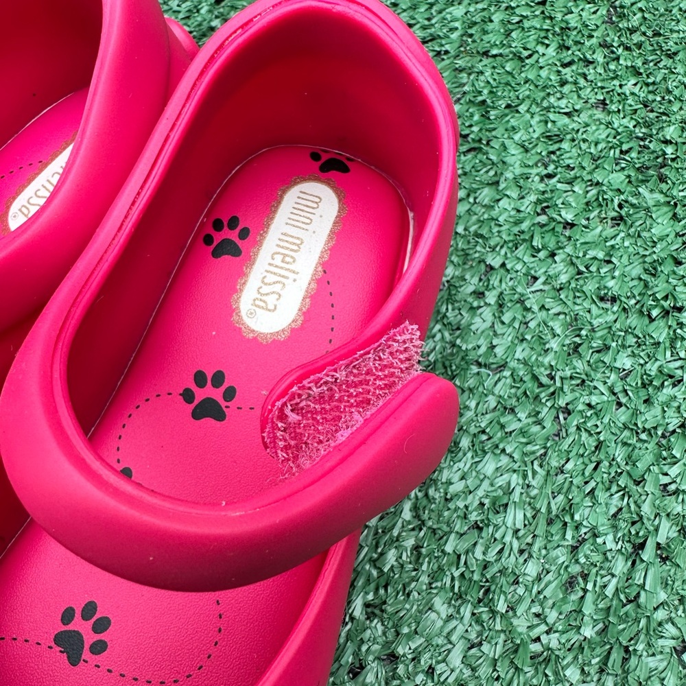Mini Melissa Pink Cat Face Slippers - Picture 4 of 6